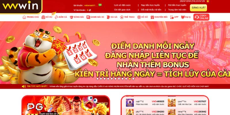 Khuyến Mãi VVVWIN 1 Đăng ký tài khoản