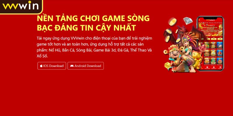 Tải App VVVWIN 2 Tải app trên Android