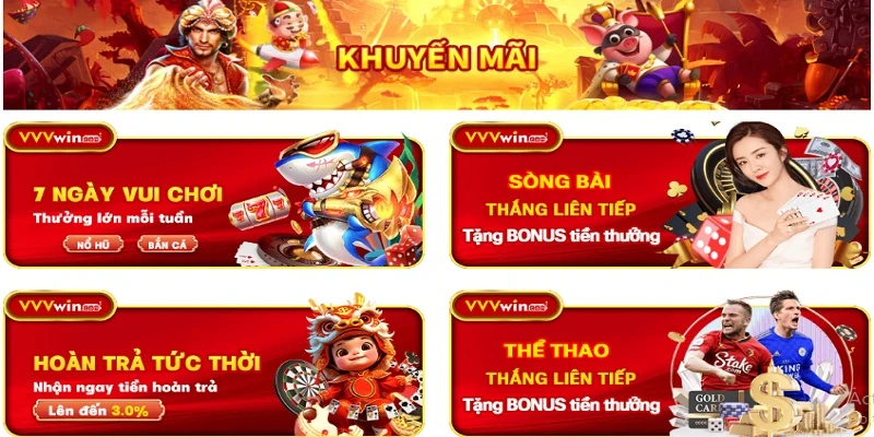 Chương trình khuyến mãi cập nhật liên tục với quà khủng
